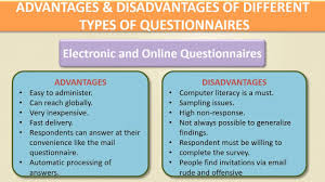 Advantages And Disadvantages Of Different Types Of Questionaires By Adil Oun Youtube
