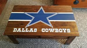 Seat ‒ made of a metal carcass covered with foam with right thickness and density. Dallas Cowboys Coffee Table Done In Palletwood English Oak Stain Hand Painted Decal And Letter Dallas Cowboys Decor Dallas Cowboys Room Dallas Cowboys Crafts