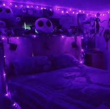 Whether you are decorating for your daughter, yourself or someone you know, you are looking for something super cute, right? Purple Led Fairy Lights Halloween Bedroom Decor Halloween Bedroom Emo Room
