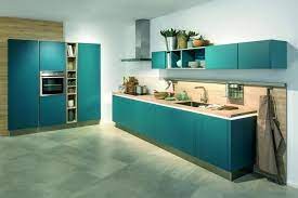 1001 conseils et idees comment adopter la couleur bleu petrole en deco salle de bain bleu facade meuble cuisine armoires cuisine modernes