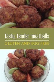 Gluten And Egg Free Meatballs Meatballs Without Eggs Egg Free Recipes Egg Free Meatballs