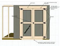 Double Shed Doors Shed Door Hardware Shed Doors Diy Storage Shed Plans