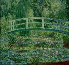 Brücke bei giverny · seerosen · impressionist · trauerweide · fluss · bach · nr. Kunstdruck Der Seerosenteich Mit Der Japanischen Brucke Von Monet Claude