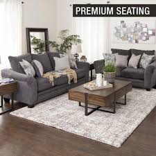 Albany Sofa Love Jerome S Furniture Livingroomdesign In 2020 Living Room Decor Apartment Dark Grey Couch Living Room Farm House Living Room