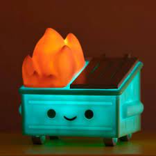 Lil Dumpster Fire Led Light By 100 Soft Preorder Ships Dec 2020 Tenacious Toys Led Lights Dumpster Dumpster Fire
