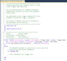 How To Create And Customize Sql Server Templates