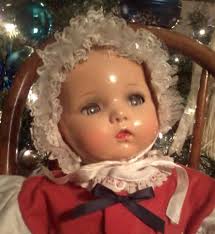 Meet Sally, my Mother's Madame Alexander ￼doll. She was “born”