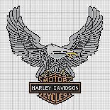 We try to add new free embroidery designs on regular basis. Harley Eagle 2 Of 2 Cross Stitch Bird Cross Stitch Patterns Cross Stitch