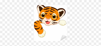 Cute Baby Tiger Cartoon Free Transparent Png Clipart Images Download