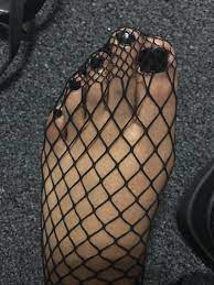 These fishnets have smaller webbing on the toes so they don't dig into your  skin or cut off circulation : r/antiassholedesign