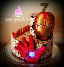 Iron Man Cake Cake By Gateau De Lucine Ironman Cake Cakes For Men Iron Man Birthday