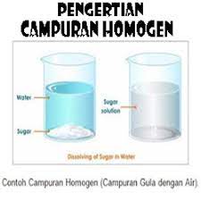 Pengertian Campuran Homogen