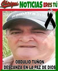 Descansa en la paz de Dios el Ing. Obdulio Tuñon, quién muriera ayer al  volcarse el vehículo que conducia. Su cuerpo estará siendo velado hoy en la  Funeraria El Retiro y mañana