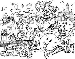 Plus, it's an easy way to celebrate each season or special holidays. Video Game Coloring Etsy