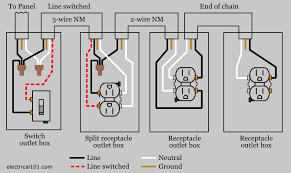Image Result For Split Receptacle Wiring Diagram Receptacles Light Switch Light Switch Wiring