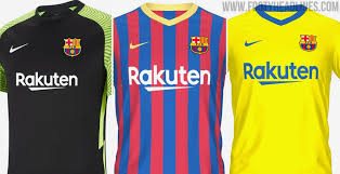 Fc barcelona is a very famous football club in spain. Nike Fc Barcelona 21 22 Home Away Third Kits Based On Teamwear Footy Headlines