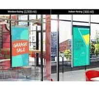 High Brightness Digital Window Display For Business | AVLink ...