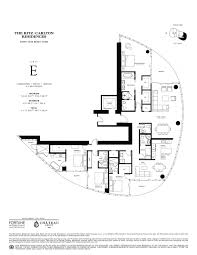Floor Plan Model E Line05 Atthe Ritz Carlton Residences Sunny Isles Beach Sunny Isles Beach Of pristine oceanfront in sunny isles beach. floor plan model e line05 atthe ritz