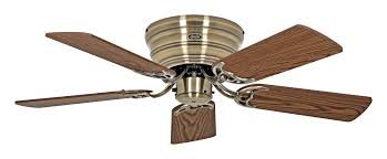Led technology provides energy savings and 6000 hours of maintenance free operation. Flush Mount Ceiling Fan Classic Flat Iii Antique Brass Home Commercial Heaters Ventilation Ceiling Fans Uk
