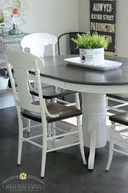 oak and cream painted dining table sets