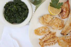 fisch parrillada mit spinat spanisches essen essen mediterrane kuche