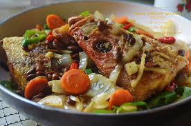 Tumis bahan tumbuk kasarsehingga kekuningan dan naik bau. Resepi Ikan Masak Taucu Masin Famousresipi Farbuck Com