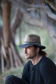 Smokey Creek Waxed Cotton Hat Conner Hats Outdoor Hats Adventure Hat Leather Hats