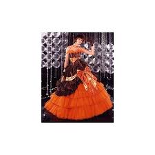 Orange Wedding Dress Orange Gothic Wedding Dress Orange Masquerade Wedding Dress Hallow Rainbow Wedding Dress Orange Dress Wedding Halloween Wedding Dresses