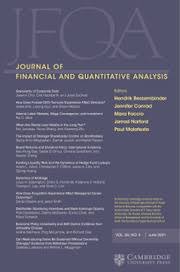 Corporate finance can be summarized in figure 1, which also lays out a site map for the book. Journal Of Financial And Quantitative Analysis Cambridge Core