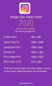 Instagram Social Media Cheat Sheet Image Sizes 2020 Social Media Cheat Sheet Social Media Marketing Blog Social Media Tutorial