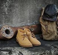 MILITARY DESERT BOOTS / JAPANESE SUEDE SAND - Sand / US 5.5E