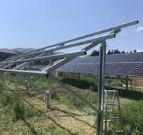 U or C Type Pile Foundation Ground Solar Mounting System ...