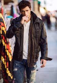 Pin By Richard James Moe Kim On Characters Sean O Pry Mens Fashion Edgy Leather Jacket Men