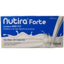 Nutira forte cápsulas está formado a base de enzima lactasa. Nutira Forte 30 Capsulas