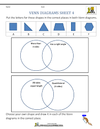 venn diagram worksheets