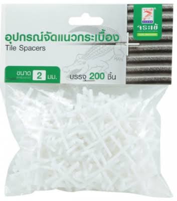 อุปกรณ์จัดแนวกระเบื้อง ขนาด 2 มิล จระเข้