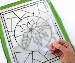 Diy faux stained glass making your own stained glass is easier than you thought. Christmas Craft Faux Stained Glass Window The Craft Patch