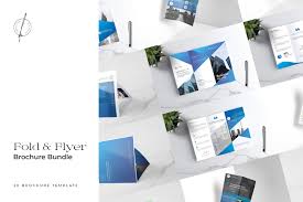 Another template designed specifically for logo reveals, this option provides a slightly more realistic version of a logo transition and comes with an ultra high definition resolution sequence, which allows you to change the background, color grading, and logo instantly. Fold Flyer Brochure Bundle In Brochure Templates On Yellow Images Creative Store