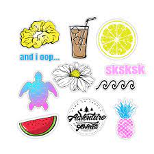 Superdealsearch.com has been visited by 100k+ users in the past month 11 Pack Cute Vsco Stickers Pack Aesthetic Stickers For Hydro Water Bottle Stickers Laptop Computers Notebook Planner Trendy Scrapbooking Walmart Com Walmart Com