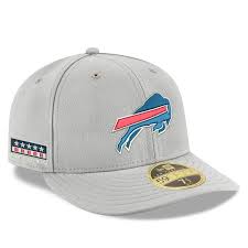 Buffalo Bills New Era Crafted In The Usa Low Profile 59fifty Fitted Hat Gray Fitted Hats New Era Hats For Men