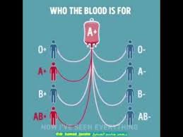 blood groups donors and receivers