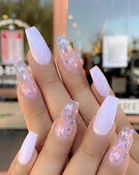 Las uñas de porcelana, acrílico, sns y gel. Unas Acrilicas Decoradas Con Mariposas Unas Largas Cuadradas Unas Para Quinceaneras Manicura De Unas Mejores Disenos De Unas