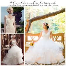 Customize Your Wedding Gown With Casablanca Mix And Match Elements Of Your Favorite Desi Different Dress Styles Casablanca Bridal Gowns Bridal Wedding Dresses