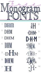 Pin By Aimee Macaulay On Fonts Free Monogram Fonts Monogram Fonts Silhouette Fonts