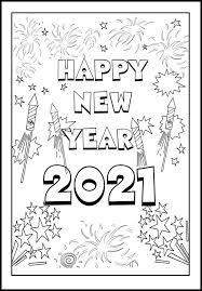 True black and white + photography. Happy New Year 2021 Coloring Pages Free Printable Coloring Pages For Kids