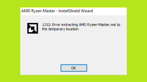 Going this route lets you open the file on other operating systems like macos or linux. Fix 1152 Error Extracting Amd Ryzen Master Msi To The Temporary Location Installshield Wizard Youtube
