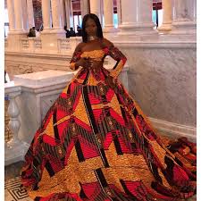 2 Piece Prom Dresses For Black Girls Designer By Attaa Ankara 2 Piece Prom Gown African Prom Dresses African Print Dress Prom Latest African Fashion Dresses