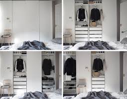I had an electrician come in and move 2 electrical outlets and wires behind the wall. Bedroom Updates Getting Organised With Ikea Pax Wardrobes Cate St Hill