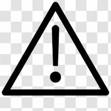 exclamation mark image triangle gif question warning sign blackish transparent png