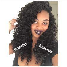 Human And Synthetic Blend Hair Crochet Braids By Crownedbyd2 Will Have Your Hair Looking Like Bundles Crochet Hair Styles Crochet Braids Girl Hairstyles